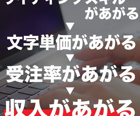 1円以下必見■文字単価をあげるお手伝いをします 文字単価1円未満→高単価へ！脱・初心者で受注を取れる イメージ1