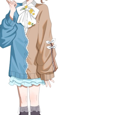 可愛いキャラクターデザインを立ち絵まで制作します 世界観に寄り添った”あなただけ”のキャラクターを制作します。 イメージ2