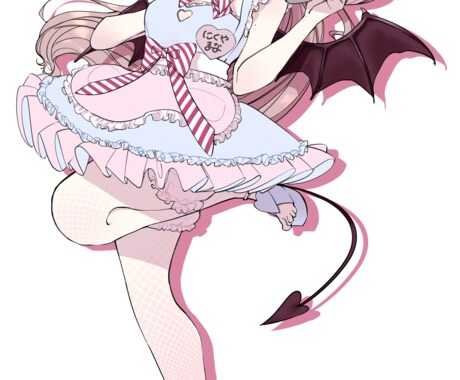 Vtuber向けの立ち絵/キービジュ等承ります かっこかわいい系、中性的で繊細な絵柄が得意 イメージ2