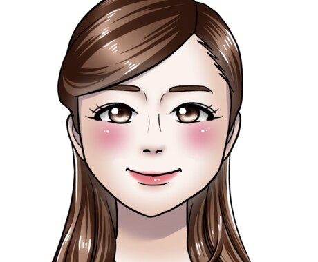 似顔絵作成します プレゼント用、ウェルカムボード、名刺用などの似顔絵 イメージ1