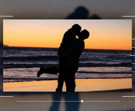 2分間の衝撃！インパクトのあるオープニングにします モノトーン調の大人カッコイイ映像で結婚式をスタートさせよう！ イメージ2