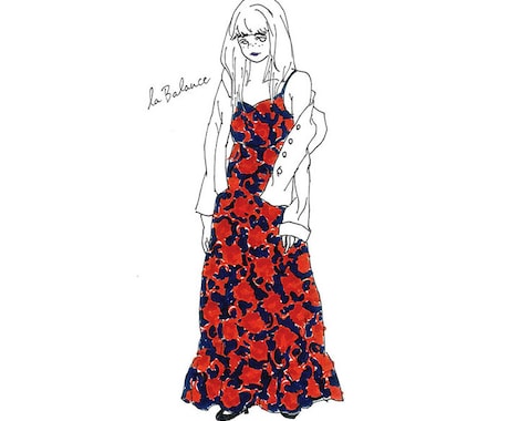 オシャレ・ファッション系イラスト・似顔絵描きます アイコンや印刷物をセンス良くアピールしよう イメージ2