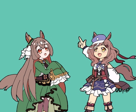 可愛いケモっ子アイコン制作します SNS、ブログ等で自分だけの可愛いケモキャラ♪ イメージ2