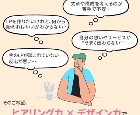 構成・文章込み｜スマホ対応LP制作します WIX・WordPress対応｜既存LPの改善にも対応 イメージ2