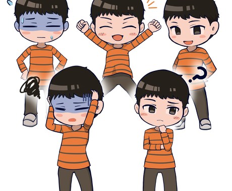 ミニキャラ（SDキャラ）描きます 様々な用途で使えるミニキャラを制作させていただきます！ イメージ1