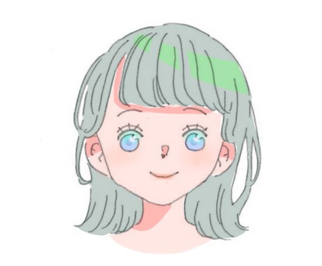 シンプルでかわいいアイコン描きます やわらかな印象を与えるかわいいアイコン！ イメージ2