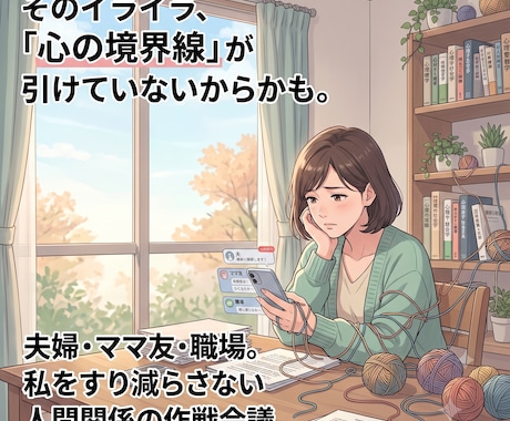 人間関係のモヤモヤを臨床心理士が整理します 振り回される「私が我慢」を卒業　あの人と境界線を引く作戦会議 イメージ1