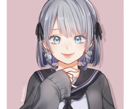 SNS用アイコン/可愛い女の子描きます