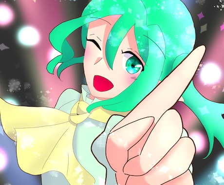 キラキラお目目に自信あり！イラスト描きます アイコン、ヘッダー、立ち絵、グッズなど！商用利用OK！ イメージ1