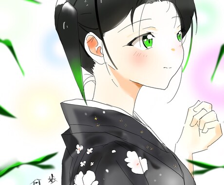 オリジナルのSNSアイコン、1枚絵描きます かわいい女の子を描くのは大好きです！！ イメージ1