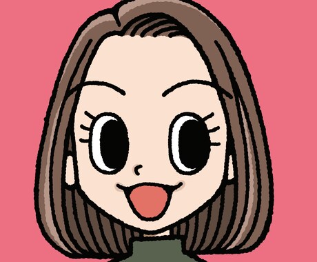 シンプルPOPなアイコン描きます 名刺や各種SNSなどに！プレゼントにも★商用・2次利用OK! イメージ1