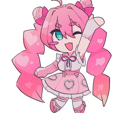 かわいいSDイラストをお描きします 個性的でキャッチーな絵柄のSDキャラの制作が得意です！ イメージ1