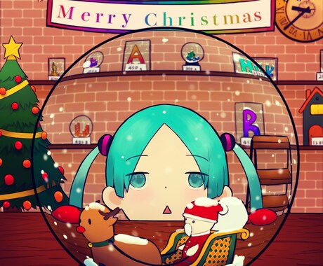 二次創作または一次創作の一枚絵を描きます 構図が良いイラストを描けます！ イメージ2