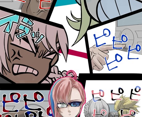 修整無制限イラスト・漫画作成します 依頼に合わせて絵柄変更します。 イメージ2