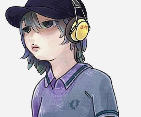 シンプルでポップなキャライラストを作成します イメージ1