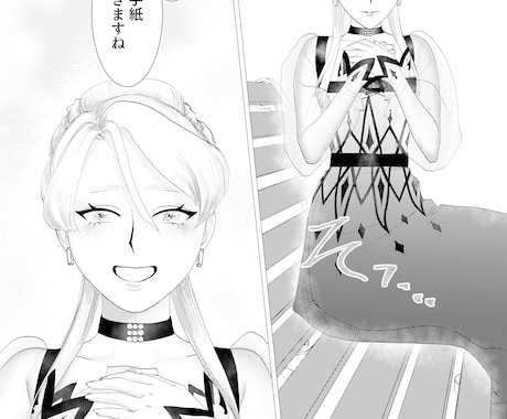 グレースケール漫画制作します わかりやすく美麗な漫画であなたの想像を形にします！ イメージ2