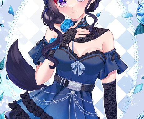 商用利用可／アイコンやサムネ、一枚絵など承ります キラキラ可愛いイラストをお描きします✨ イメージ2