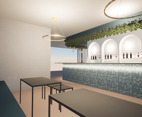 パース作成/飲食店の内装デザインをご提案します プロの空間デザイナーがパースと平面図で内装デザインをご提案 イメージ2