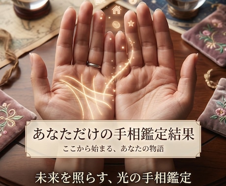 泣きそうな夜に。あなたの手相を読み解きます ひとりで抱えてきた気持ちを、少し軽くしませんか イメージ1