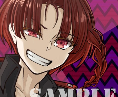 アイコン・ヘッダーサイズでイラスト描きます snsのアイコンやヘッダーのサイズでイラストをお描きします！ イメージ2