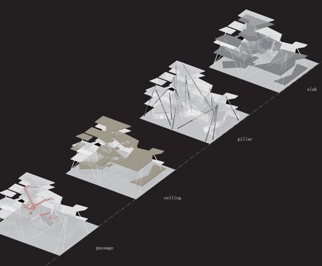 建築プレゼン用の3Dダイアグラムを制作します 建築をよりわかりやすく魅せるプレゼン資料に！ イメージ1