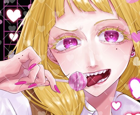 SNS用のアイコンイラスト作成します SNS等で使えるアイコンイラスト(顔メイン)を作成します。 イメージ2