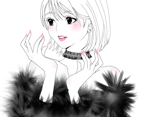 大人かわいいシンプルイラスト描きます シンプルで使いやすい大人かわいいイラスト描きます イメージ2