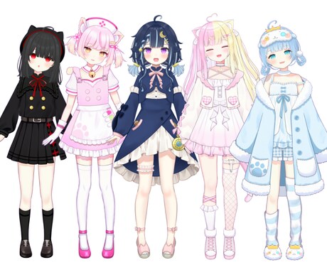 商用利用込！最高にかわいいVtuber制作致します 現役Vtuberが丁寧にサポート致します！ イメージ2