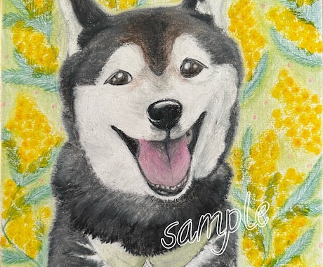 アナログ、デジタルどちらでも描けます 愛犬家のための世界に一つの愛犬似顔絵♡ イメージ2