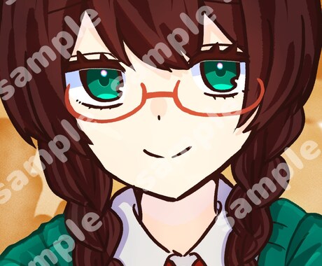 SNSアイコン描きます 彩度高めのパキッとした絵柄でアイコン描きます！ イメージ2