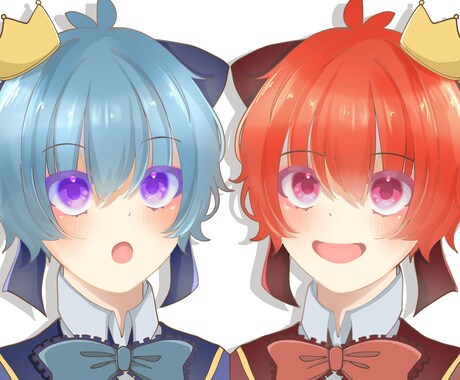 SNSアイコン・配信画面(サムネ)イラスト描きます 配信活動者◎修正何度でも受け付けます！ イメージ2