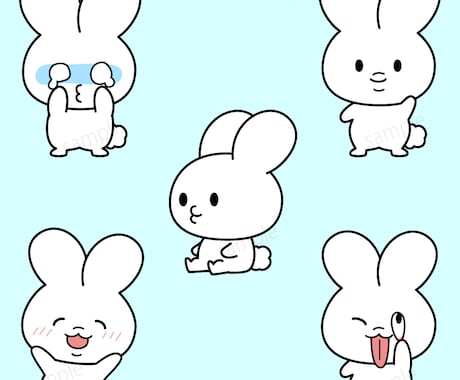 愛されかわいい動物キャラクターお作りします イメージ1