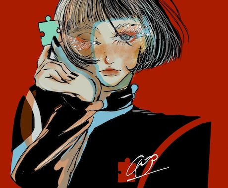 かっこいい女の子描きます かっこよくて強そう、でも儚い...そんな女の子をお届け。 イメージ2