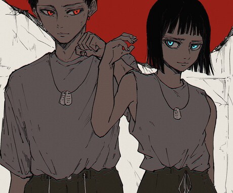 ストリート系のイラスト描きます アナログ風のタッチでイラスト製作致します イメージ1