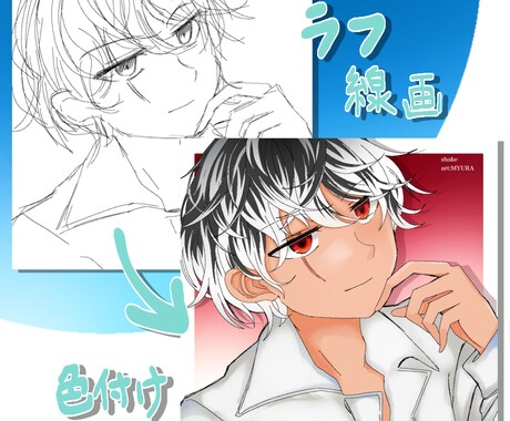 お気に入りアバターやオリキャラのアイコンを描きます お気に入りがアイコンとなってあなたの傍に！ イメージ2