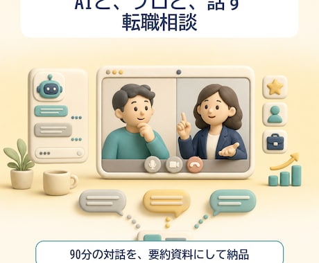 AI×キャリコンが転職相談をまとめて納品します イメージ1