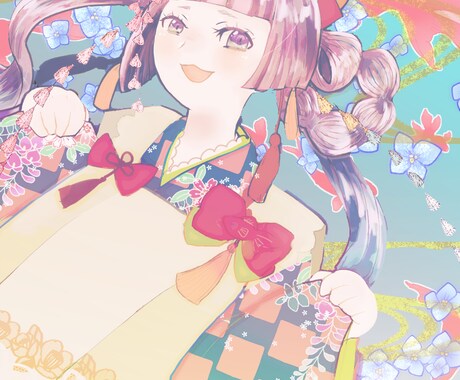 商用OK◎かわいい、雰囲気系のイラスト作成します 動画サムネ、キャラクターなどをイラストでかわいく彩ります！ イメージ2