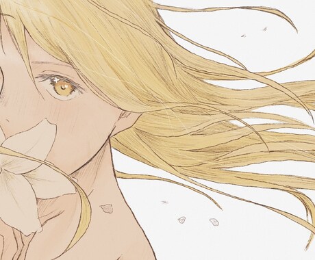 綺麗めなイラスト制作します MV・書籍・SNSアイコン等柔軟に対応いたします イメージ2