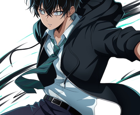 アニメ塗り＋原画風塗り｜同線画で2枚納品します 絵柄寄せ可能！破格の値段で高クオリティのイラストを納品！ イメージ2