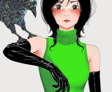 SNS・名刺・グッズに人物のイラストを描きます 可愛い人物単体アイコン描きます★グッズ利用、商用利用もOK！ イメージ2