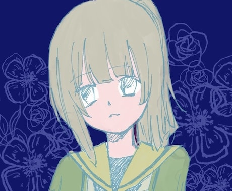 含みを持ったかわいい絵を描きます 世の中を納得しない感情を描き出します。 イメージ1