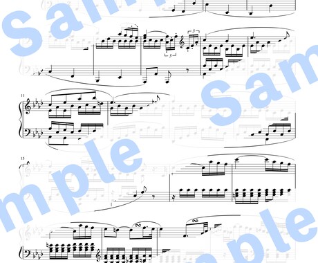 クラシック楽器編成のスコアからパート譜を作成します プロの演奏家より数多くの好評を得ております イメージ2