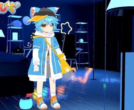 VTuber、VRchat向け3Dモデル制作します 着せ替えも可能なオリジナルの3Dモデルを制作します イメージ2