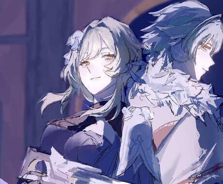 キャラクターの魅力を世界観ごと描き込みます 可愛い女の子！かっこいい男性！どんな用途でも任せてください イメージ2