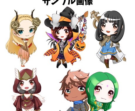 活動用ゆるかわミニキャラ描きます ふんわり可愛いキャラを制作します イメージ2