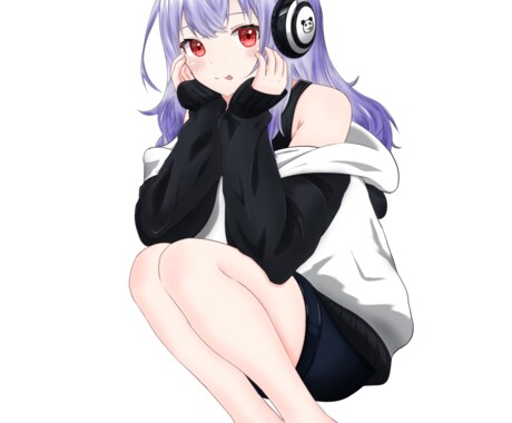 要望に沿ったイメージイラスト、一枚絵を描きます イベントグッズ用やlive２D用パーツ分けも受け付けてます イメージ2