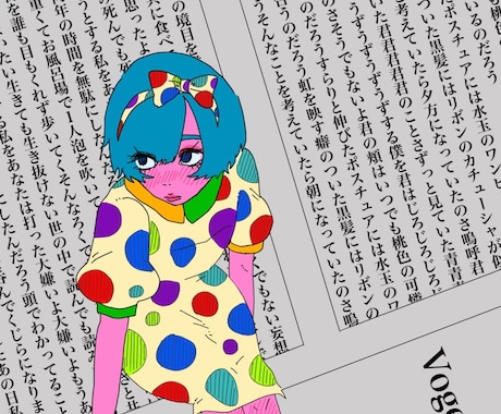 特徴的なイラスト（アイコン、SNS）お描きします あなたの好きを込めた世界に一つのイラストにします。 イメージ1
