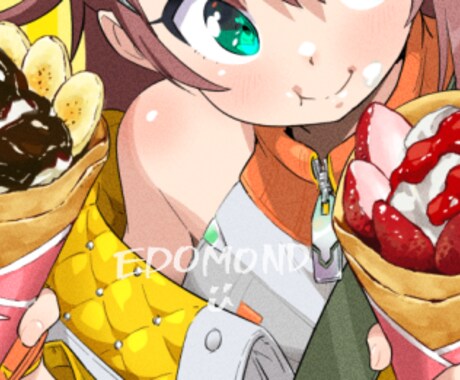 食べ物イラスト描きます スイーツや食事系のフードイラストをどうぞ! イメージ1