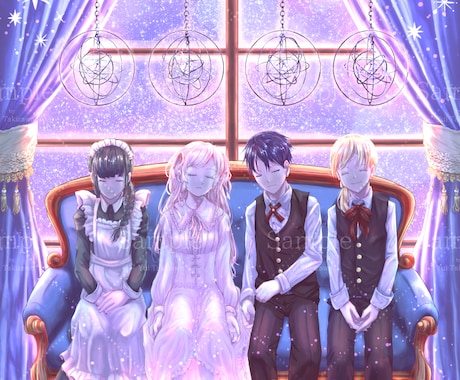 あなたの愛を形に。キャラクターイラスト制作します ご希望のタッチに合わせて制作が可能です！ イメージ2
