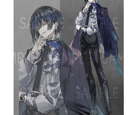 TRPG、ゲームにお使い頂ける全身立ち絵描きます イメージ1